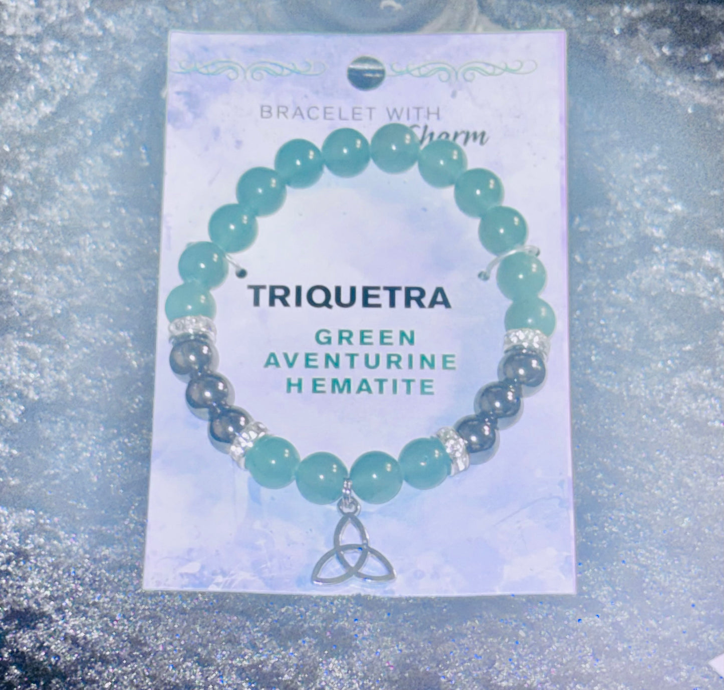 Crystal Bracelet Combo With Intention & Charm