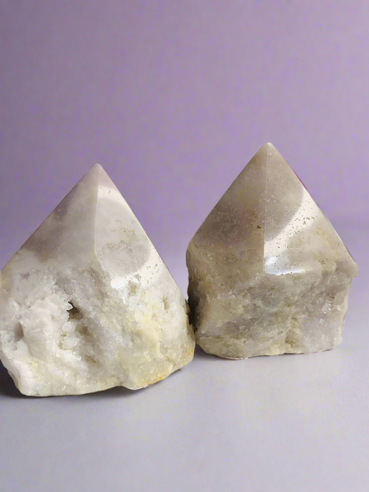 Natural pink Amethyst Polished Point