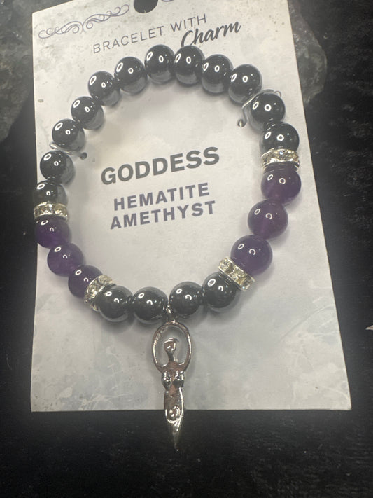 Crystal Bracelet Combo With Intention & Charm