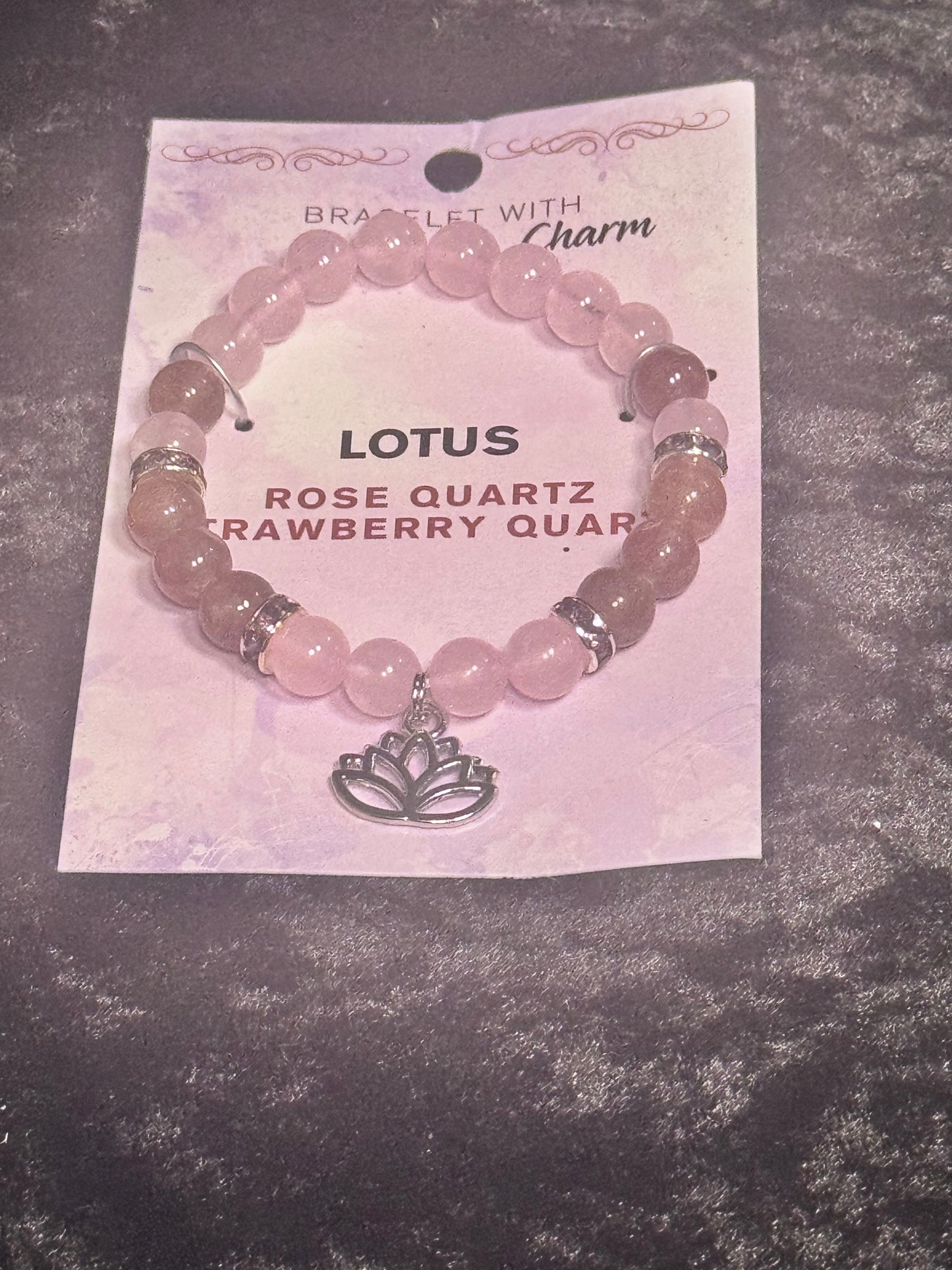 Crystal Bracelet Combo With Intention & Charm