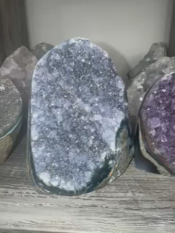 Black Amethyst druze grade EX - Brazil 
